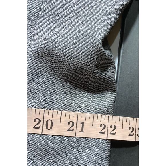Career Perry Ellis Mens 44L/W36 Wool Blazer Classic Sport Jacket Plaid Gray NWT - Picture 13 of 15